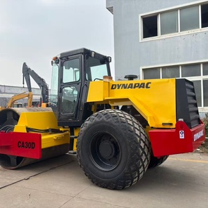 Rodillo compactador Dynapac CA30D usado en venta, rodillo compactador de 12 toneladas, buen estado y bajo precio, listo para enviar, rodillo compactador individual usado - Product Image 1