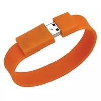 Gelang silikon PVC, gelang gelang USB baru, stik memori, Pen Drive untuk penyimpanan hadiah promosi