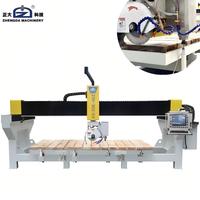 Máquina Automática de Corte de Piedra con Sierra de Puente Zhengda, Sistema CNC de 5 Ejes, Motor de Engranajes para el Procesamiento Industrial de Losas de Granito y Mármol