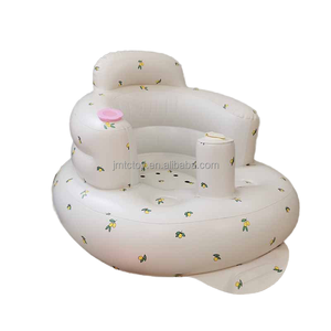 Надувное детское кресло-подушка с принтом кролика для детей от 3 месяцев, с поддержкой спины, экологичное - Product Image 3