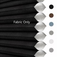 Tissu pour stores plissés alvéolés en nid d'abeille pour fenêtres, fabrication ODM/OEM sur mesure [Tissu uniquement]
