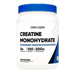 Proteína de creatina monohidrato sin sabor personalizada OEM, polvo de proteína de creatina micronizada del fabricante