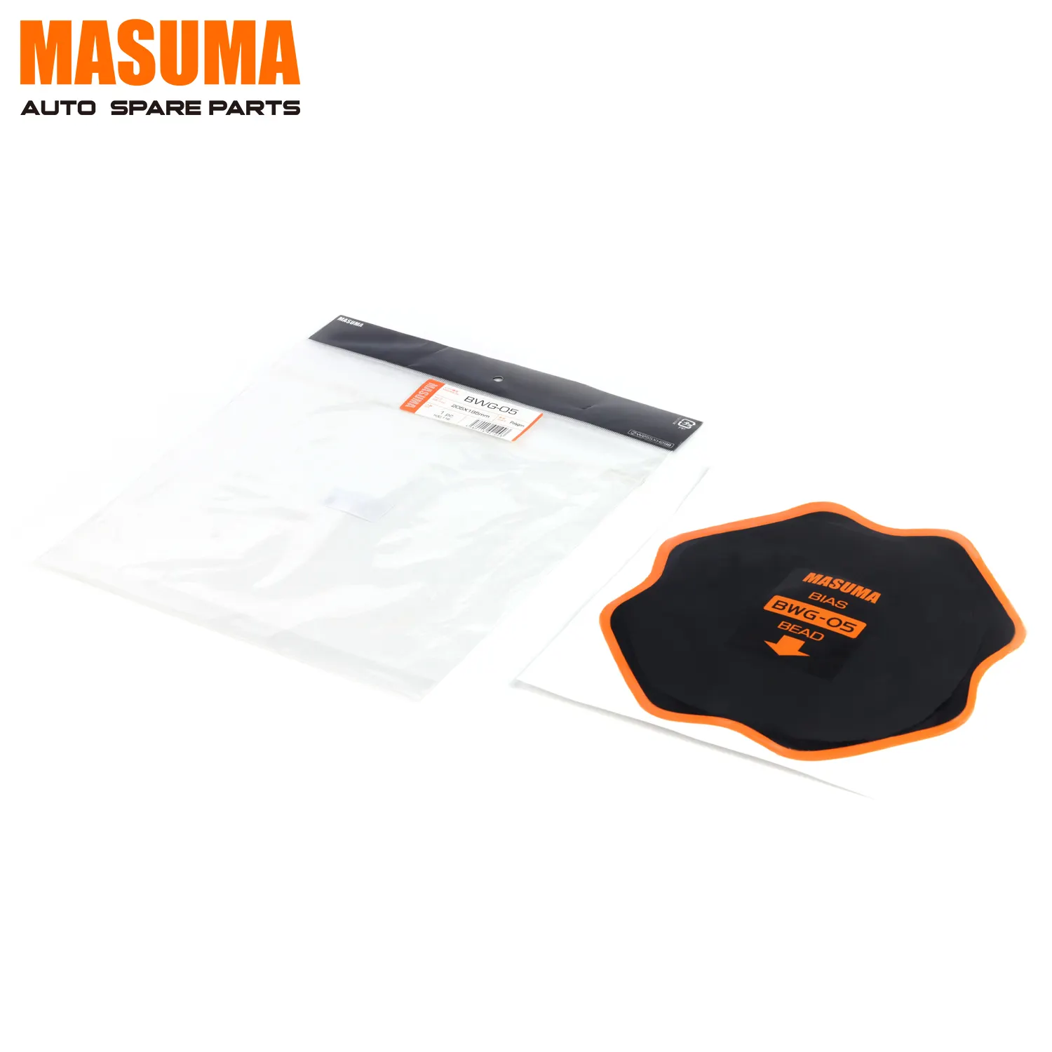 BWG-05 MASUMAメーカータイヤパッチ接着剤ACK用自動車修理店D210mm