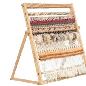 Olikraft Wooden <b>Weaving</b> <b>Loom</b> 12x18 Inch Easy Setup With Tutorial For Home Crafting And DIY Textile Projects - Product Image 5