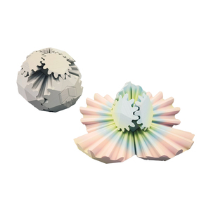 Bola Antiestrés Impresa en 3D de PLA, Esfera Giratoria de Colores Personalizados para Niños y Adultos, Juguete Giratorio de Prototipado Rápido - Product Image 1
