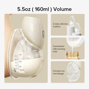 2024 New Design Hands-Free Electric Wearable Breast Pump Double Breast Pump For Breast Milk