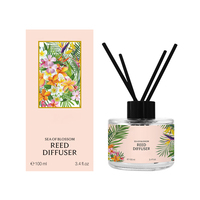 Diffuseur de parfum à bâtonnets 100 ml, moderne et minimaliste, sans flamme, sûr, à base d'huiles naturelles, de luxe, parfumé, vente chaude 2026, faible MOQ