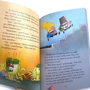 Captain Underpants Édition couleur complète 14 livres Romans anglais et bandes dessinées anglaises sur papier kraft et papier d'art - Product Image 5