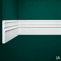 Moulures de corniche en plâtre modernes en gros de Chine pour la décoration extérieure d'hôtels et de villas, respectueuses de l'environnement, tailles personnalisées, finition lisse