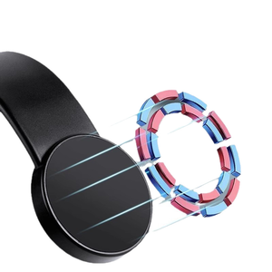 Flexible Plastic Suction Cup Car Phone Holder <b>Foldable</b> Stand - Product Image 2