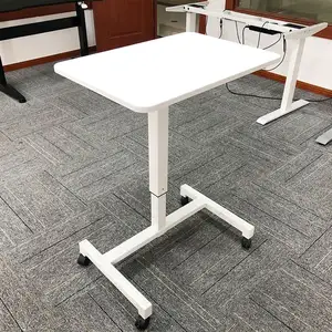 Meja Kopi Atas Meja Desain Cerdas Dapat Digerakkan Tinggi Pneumatik Dapat Disesuaikan Meja Kopi
