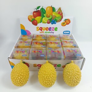 Durian Building Blocks Clay Squeeze Ball Toy Handmade Simulated Fruit Crunchy Sound <b>Slow</b> <b>Rise</b> Stress Relief Mini Fidget Toy - Product Image 2