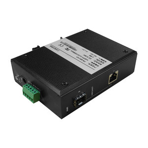 Switch de Red Industrial Gigabit de Doble Alimentación para Montaje en Riel DIN o Pared, con 1 Puerto RJ45 y 1 Ranura SFP, 10/100/1000Mbps, para Cámaras IP - Product Image 4