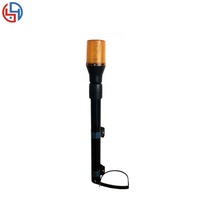 YUANHAO 2W Grand Phare de Poteau à Haute Puissance LED 12V Étanche pour Voiture, Clignotement Automatique, Feu Arrière de Poteau pour Moto
