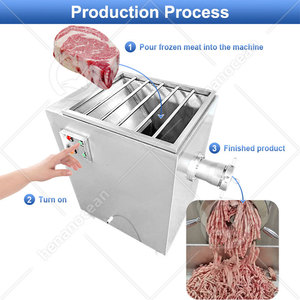 Hachoir à viande électrique industriel et commercial OCEAN pour viande congelée et saucisses - Product Image 3