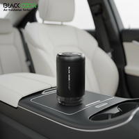 Diffuseur d'arômes pour voiture de luxe BLACK ODOR, parfum Black Oud Rose, aromathérapie, parfum de poire, diffuseur de parfum en métal, lumière ambiante, alimenté par USB, 5