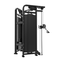Machine à câbles de musculation de qualité professionnelle, équipement de gym BRTW de qualité commerciale à double pile de poids