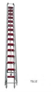 길이 맞춤 제작 9미터 12미터 15미터 구조 소방용 2단 알루미늄 사다리 - Product Image 2