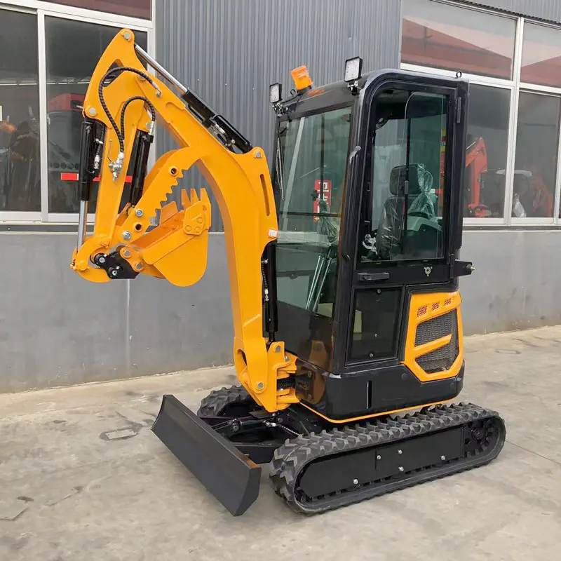 Mini Excavator Prices CE Euro Diesel Engine Bagger 1ton 1.5t 2ton Multifunctional Mini Excavator