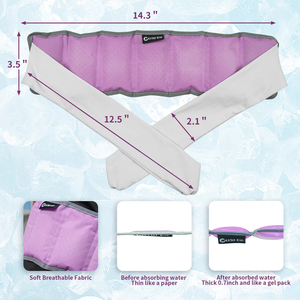 Sciarpa riutilizzabile estiva raffreddata per il collo calda e fredda confezione per il corpo acqua Magic Chill Out fascia per <span class=keywords><strong>Bandana</strong></span> per cani per il raffreddamento - Product Image 2