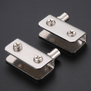 Bisagra de acero inoxidable para puerta de vitrina, rodamiento pivotante superior e inferior, accesorio de ferretería - Product Image 1