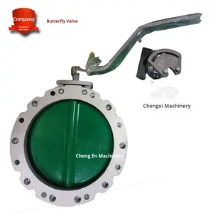 วาล์วผีเสื้อแบบแมนนวล / สายพานลำเลียงแบบสกรู Zoomlion หน้าแปลนคู่ อลูมิเนียมอัลลอยด์ รุ่น BV1FS/M2FS250GBN ผลิตในจีน รับประกัน 3 ปี - Product Image 3