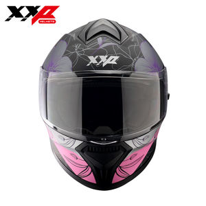 Casque de moto intégral violet ABS à libération rapide, double visière XXP DRAKEN S, course de motocross, NOUVEAU XXL certifié DOT/ECE/CCC - Product Image 4