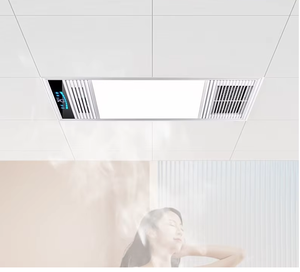 Chauffe-air multifonctionnel Ventilateur d'extraction portatif multifonctionnel 5 en 1 pour l'éclairage <span class=keywords><strong>de</strong></span> la <span class=keywords><strong>salle</strong></span> <span class=keywords><strong>de</strong></span> <span class=keywords><strong>bain</strong></span> <span class=keywords><strong>Chauffage</strong></span> intelligent - Product Image 6