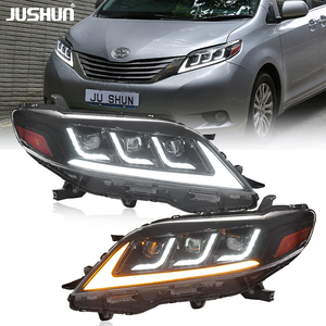 Gruppo Fari JUSHUN per Toyota Sienna 2011-2020, Luci Diurne Aggiornate, Fari Omologati DOT ed <span class=keywords><strong>E</strong></span> - Product Image 1