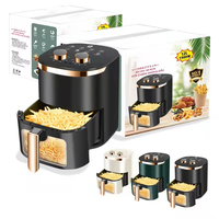 Fournisseur d'Usine Grande Capacité Personnalisable Intelligent Commercial Chaud Nouveau Friteuse à Air Numérique 8L pour Cuisine Domestique