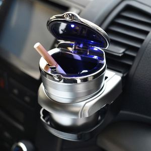 Men's Multifunctional Car Ashtray Personalized Creative Light Metal Automatic Smoking <b>Accessory</b> with <b>Interior</b> Novelty Lid Gift - Product Image 3