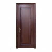 Portes intérieures en bois massif assemblées et peintes, placage de chêne naturel, design de chambre à coucher, nouvelle maison, vente en gros Chine
