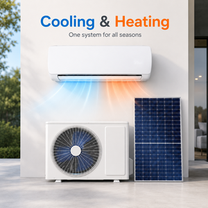 Aire Acondicionado Solar Inteligente WIFI de 12000 BTU, Híbrido AC/DC, Entrada de Energía Dual, Refrigeración y Calefacción - Product Image 5
