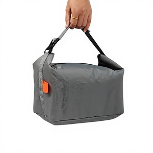Sac à déjeuner pliable en tissu Oxford isolé, résistant à l'eau et durable, grande capacité, écologique pour les employés de bureau et les étudiants - Product Image 4