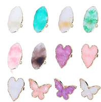 Anneau de doigt faux Nail Art Palette mélange affichage Gel vernis peinture dessin doigt anneau Palette couleur conseil manucure outil