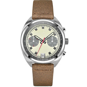 Montre chronographe de luxe à la mode, verre saphir double dôme, sport, homme, acier inoxydable, charme, MIYOTA, résistante à l'eau - Product Image 6