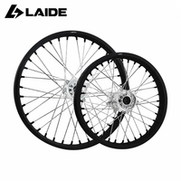 Set Roda Aluminium 7050T Anodized Sur Ron Ultra Bee 21x1.6 18x2.15, Part Upgrade Sepeda Listrik Off-Road, Part Pengganti Sepeda Motor