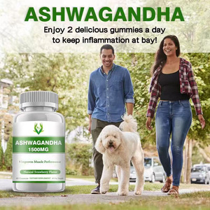 Customized Flavors Ashwagandha Gummies Supports Muscle Performance Natural <b>Supplements</b> for Vitality Enhancement - Product Image 5