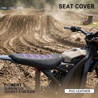 Housse de coussin de moto imperméable antidérapante de qualité supérieure en cuir de remplacement pour Surron Light Bee