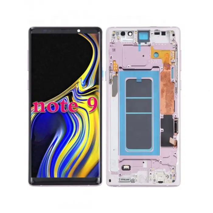 Factory price mobile phone lcd for samsung galaxy note 9 N960 display with frame for samsung note 9 LCD Screen