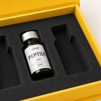 Boîte de luxe personnalisée avec logo magnétique pour flacons de peptides, emballage de soins de la peau pour 5 flacons de sérum de 3 ml, boîte cadeau rigide en papier de qualité supérieure