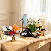 Machine à griffes de 7-10 cm pour mini-jouets en peluche et animaux en peluche avec porte-clés