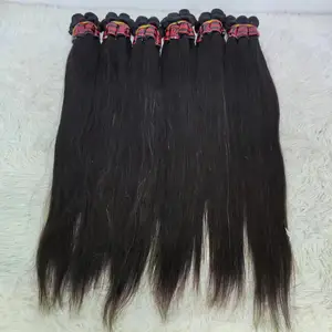 Letsfly Hot Selling 28inch Silky Straight 20PCS/1KG Bundles, Wholesale Natural Brazilian Human Hair Extensions Free Shipping