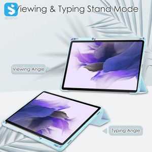 เคสใสกันกระแทกด้านหลังสำหรับ Tab <span class=keywords><strong>S7</strong></span> <span class=keywords><strong>Fe</strong></span>,เคสอัจฉริยะ12.4นิ้วสำหรับ Samsung Galaxy Tab <span class=keywords><strong>S7</strong></span> <span class=keywords><strong>Fe</strong></span> <span class=keywords><strong>T736</strong></span>/Tab <span class=keywords><strong>S7</strong></span> Plus T970 - Product Image 6