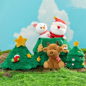Christmas Tree Plush Pillow Toy Ornaments New Year Holiday <b>Gift</b> Soft Plush Santa Claus Elk Stuffed Animals Toys - Product Image 6