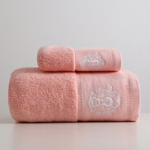 Luxus Baumwolle Bad Stickerei Benutzer definierte Logo Handtücher Baumwolle Hotel Badet uch Baumwolle Geschenk Handtücher <span class=keywords><strong>Set</strong></span> - Product Image 3