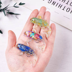 หินคริสตัลธรรมชาติแบบขายส่ง หลายแบบ สำหรับตกแต่งเรซิ่นรูปปลาทองเล็กๆ เหมาะสำหรับเป็นของขวัญ - Product Image 6