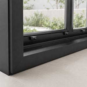 Finestre in <span class=keywords><strong>Alluminio</strong></span> Premium Personalizzate con Telaio Sottile Nero Opaco e Doppio Vetro ad Alta Sicurezza per Case di Lusso Moderne - Product Image 4