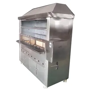 Máquina de churrasco elétrica para churrasco, forno de carne e doner de peru