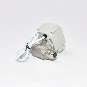 Vanne à boisseau sphérique électrique miniature Tonhe A20-T10-S2-C 1/2 pouce en acier inoxydable à passage complet pour eau et air - Product Image 2